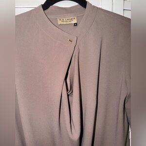 M.M. Lafleur Women's Apfel Blouse Draped Neck